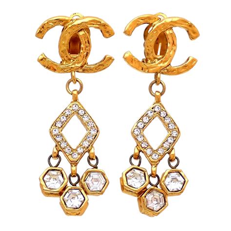 buy vintage chanel earrings uk|Very Vintage Home of Rare Vintage Chanel Jewellery.